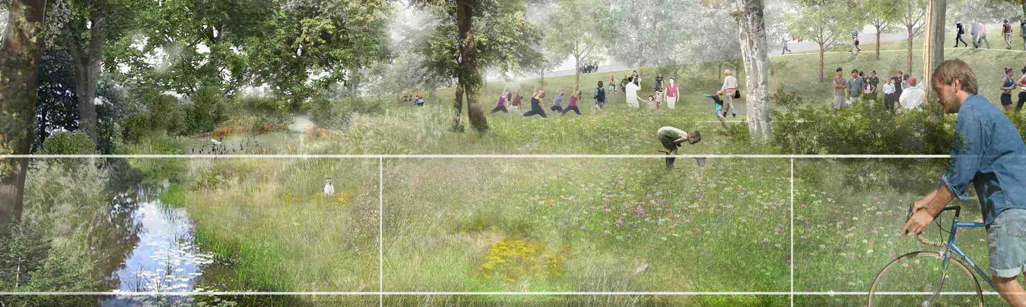 Toekomstbeeld van de Merksemse Tuinen