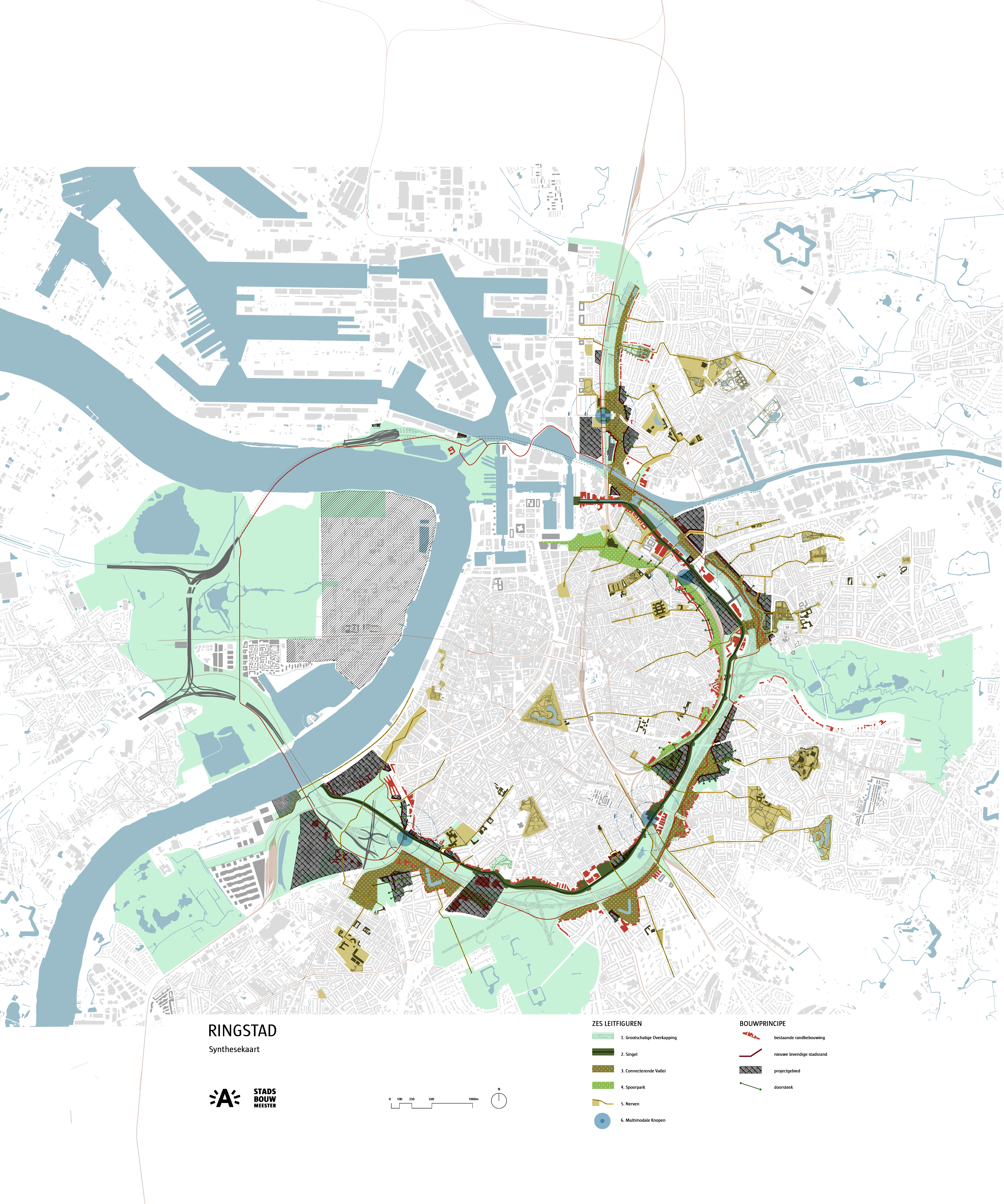 De synthesekaart Ringstad vat de visie op de Ringstad als complement op ...